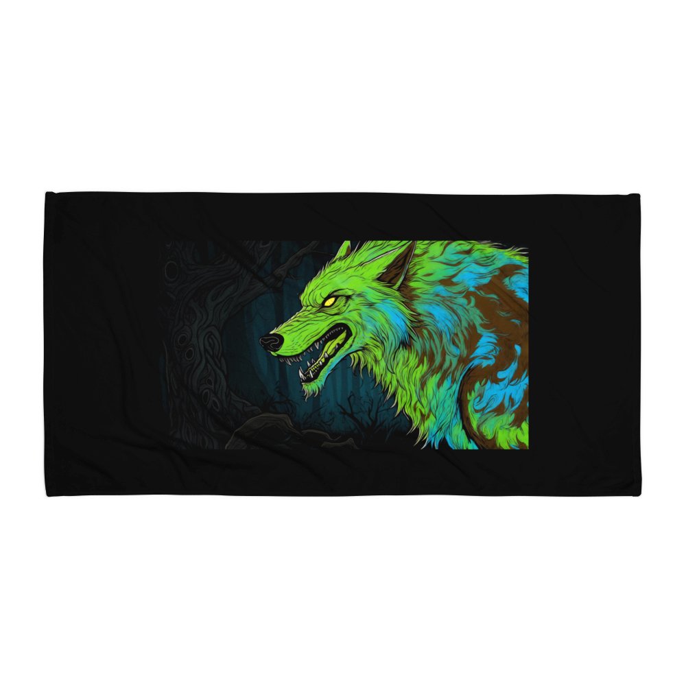 Dragonwolves Pack Beach Towel product image (1)