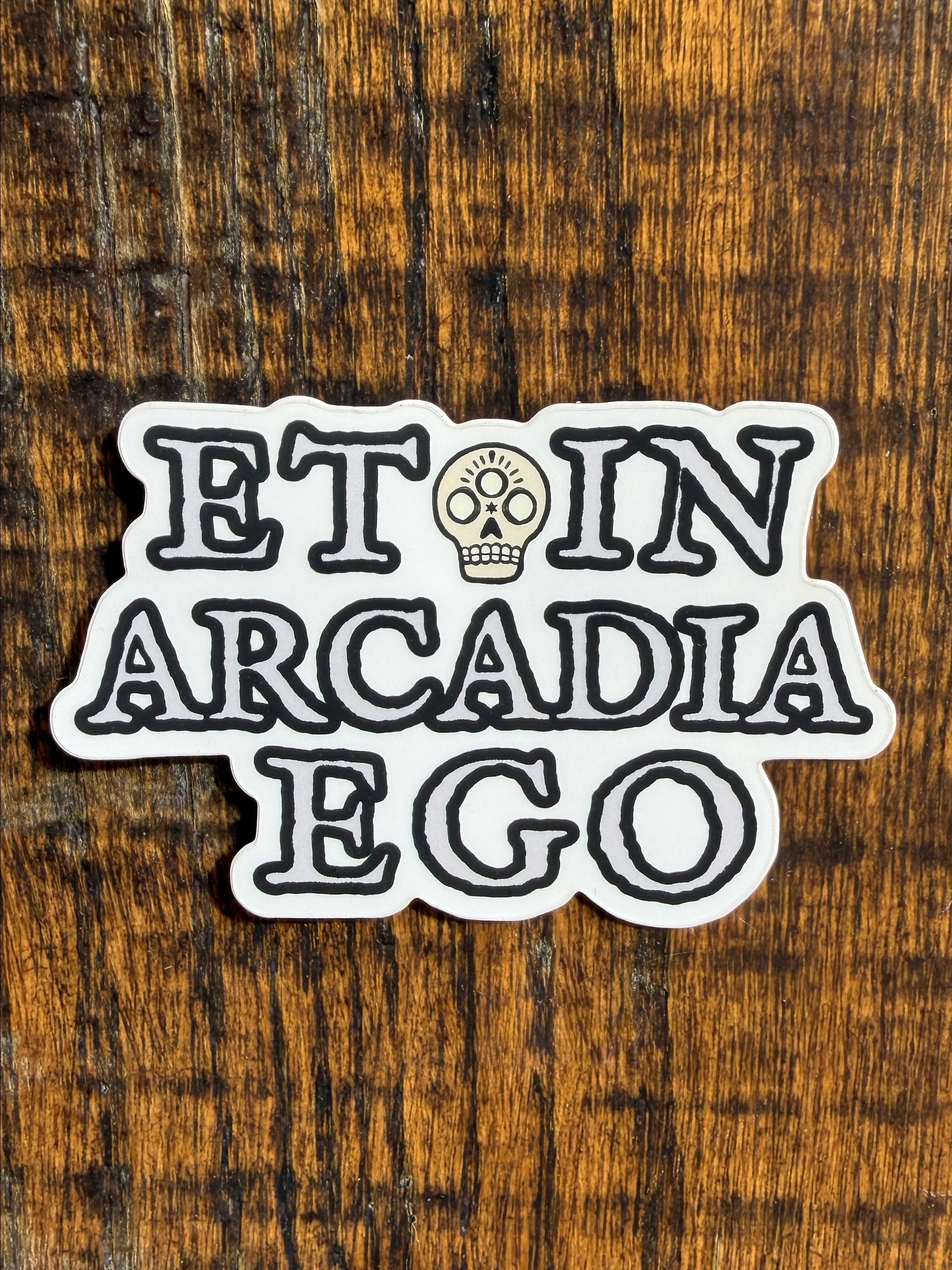There I am ~ Et in Arcadia Ego Sticker product image (1)