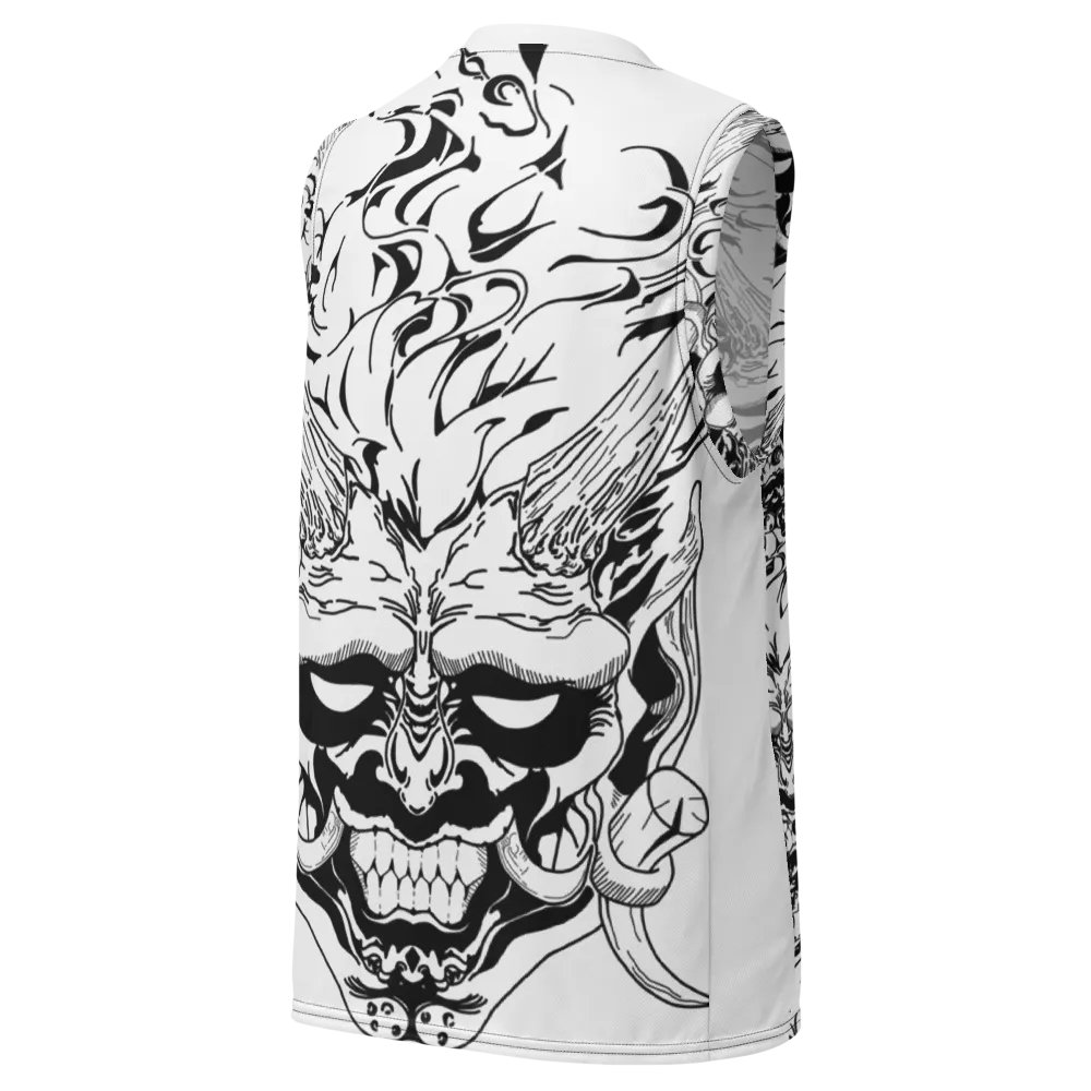 [ ONIFACE ] WHITE /BLACK Basketball Jersey // SYN product image (4)