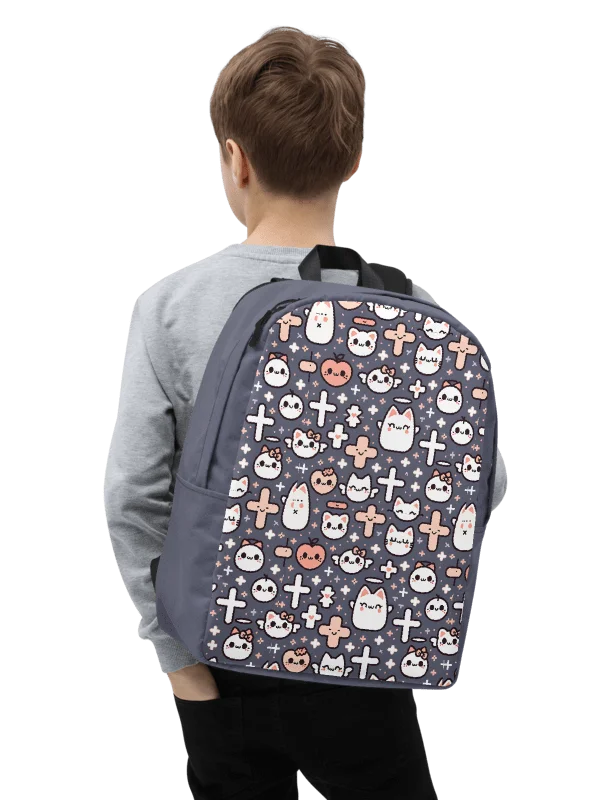 Cats and Crosses Minimalist Backpack product image (5)