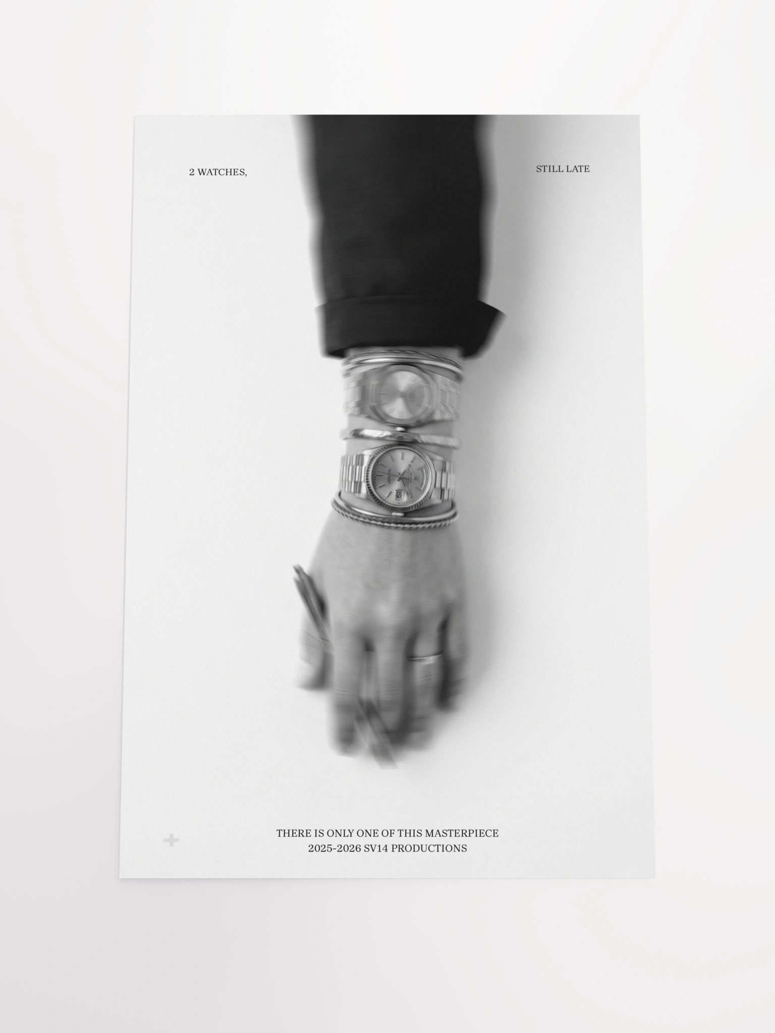 2 WATCHES STILL LATE PRINT product image (1)