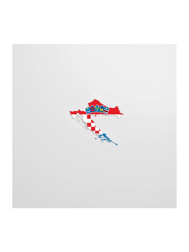 Croatian Flag Kiss Cut Stickers product image (3)