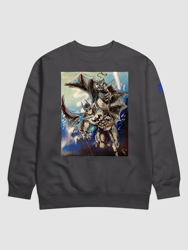 Batman Grappling in the Rain Premium Sweatshirt product image (1)