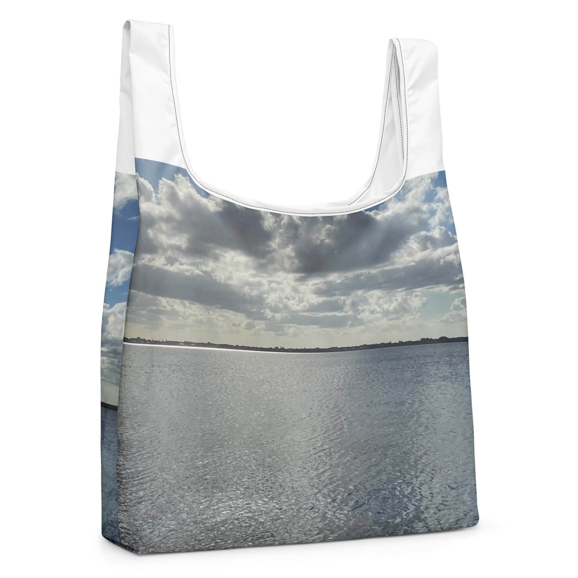Horizon Reflections All-Over Print Shopping Bag product image (4)