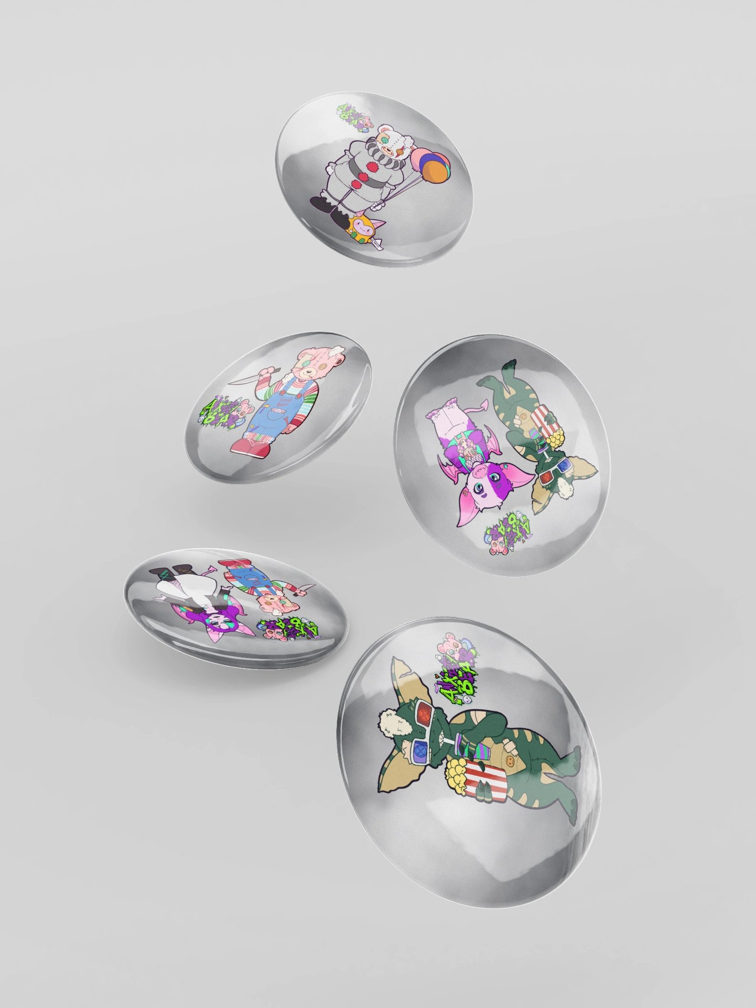 Anxiety Bear Spooky pins 2 product image (5)