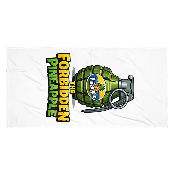 Serviette de Plage "The Forbidden Pineapple" – Humour Explosif & Couleurs Vibrantes product image (2)