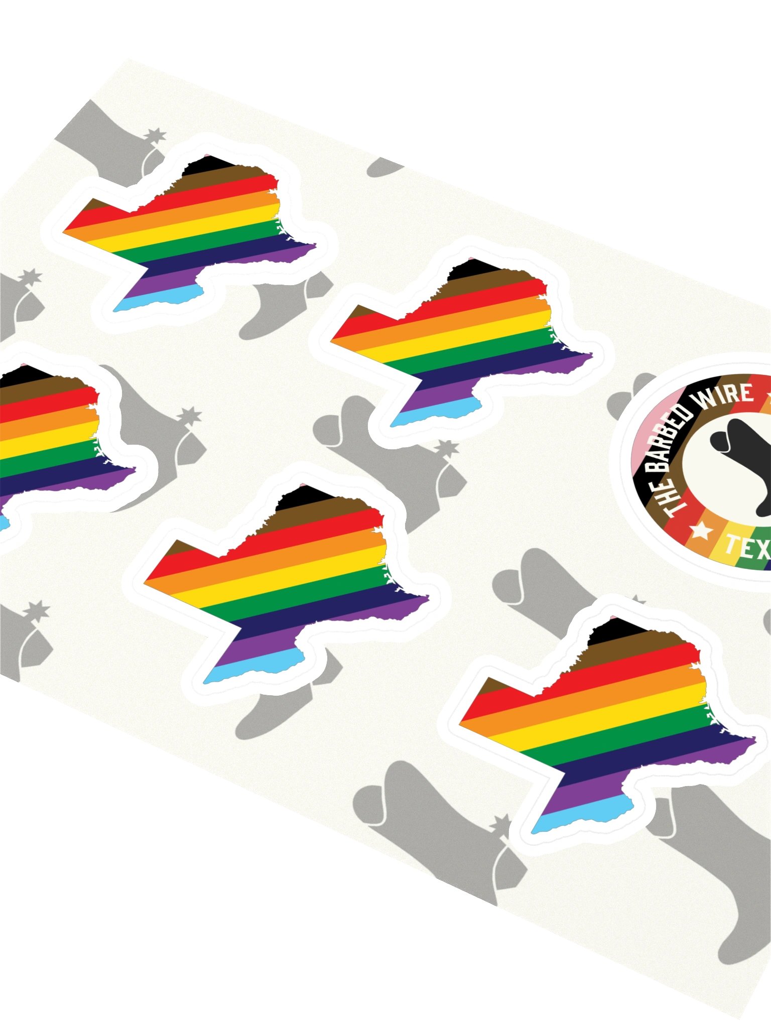 Texas Pride Sticker Sheet product image (2)