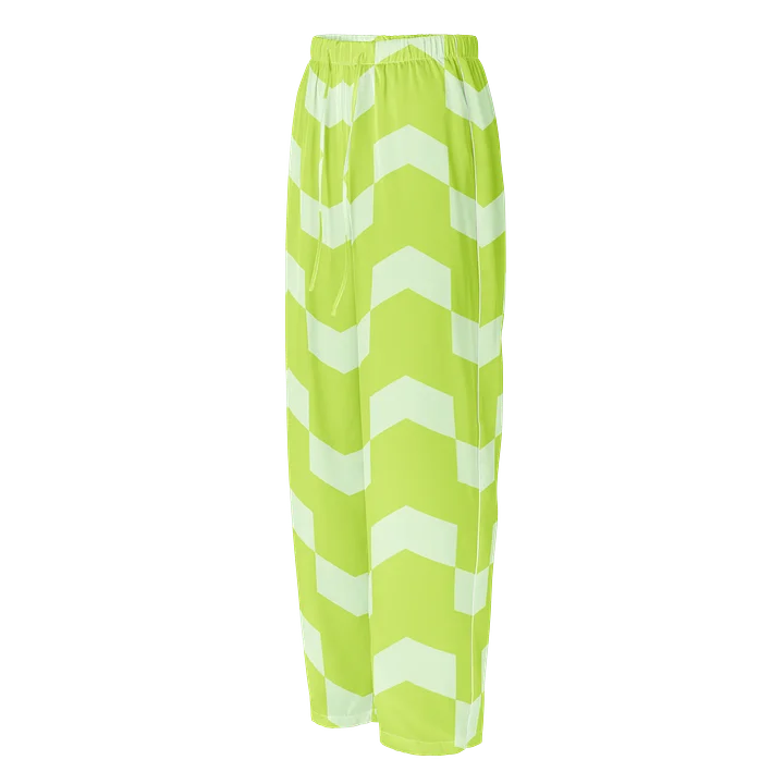 Green Chevron Pajama Pants product image (1)