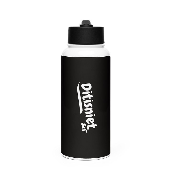 DitisnietJeff | Stainless Steel Water Bottle met Straw Lid! product image (1)