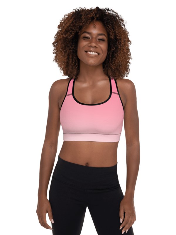 Pink Gradient Delight Sports Bra product image (2)