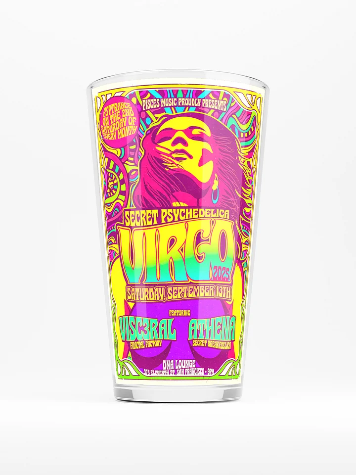 Virgo 2025 Shaker Pint Glass product image (1)