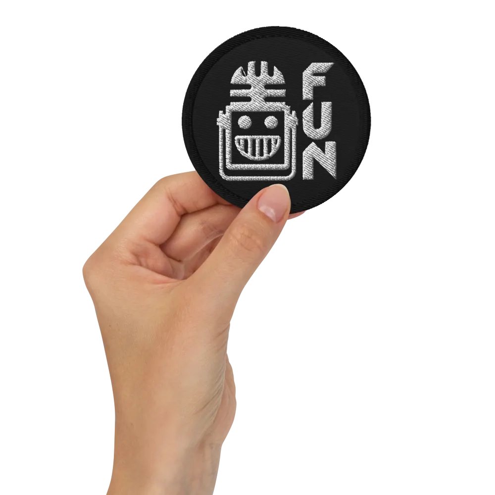 FUN Circle Embroidered Patch product image (2)