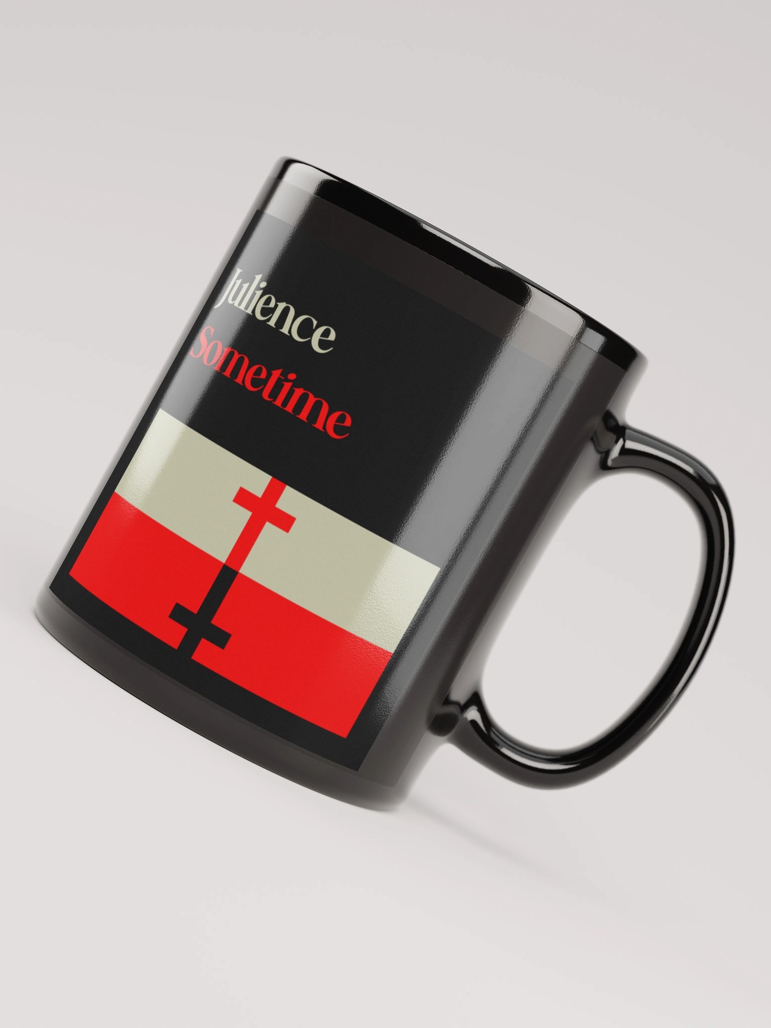 Sometime - Black Glossy Mug product image (8)