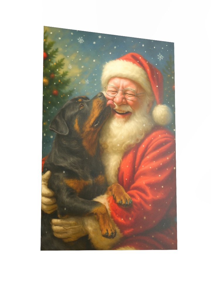 Rottweiler & Santa Poster product image (5)
