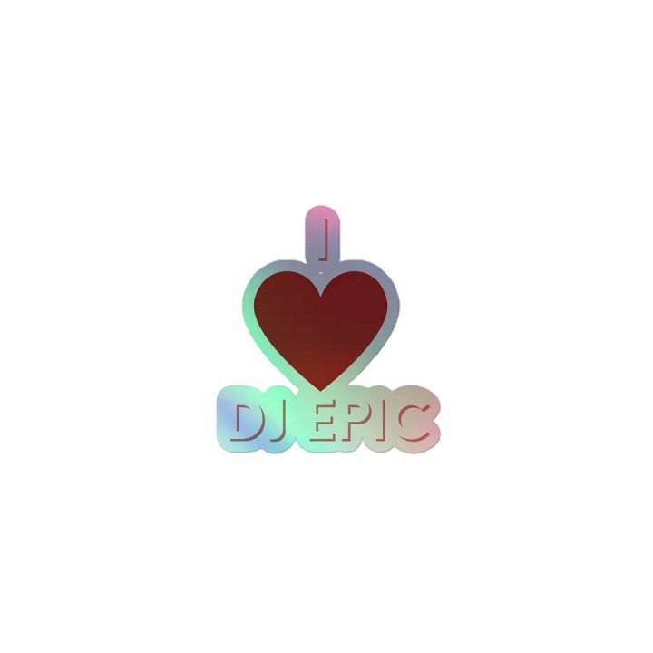 I Love Dj Epic Stickers product image (1)