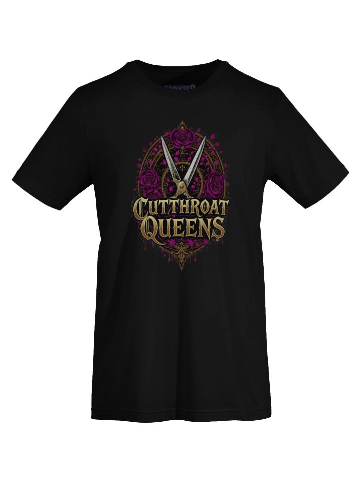 “Cutthroat Queens” Tee ⚔️💜 | Gothic Royal Design | Bella+Canvas Supersoft Unisex Shirt product image (1)