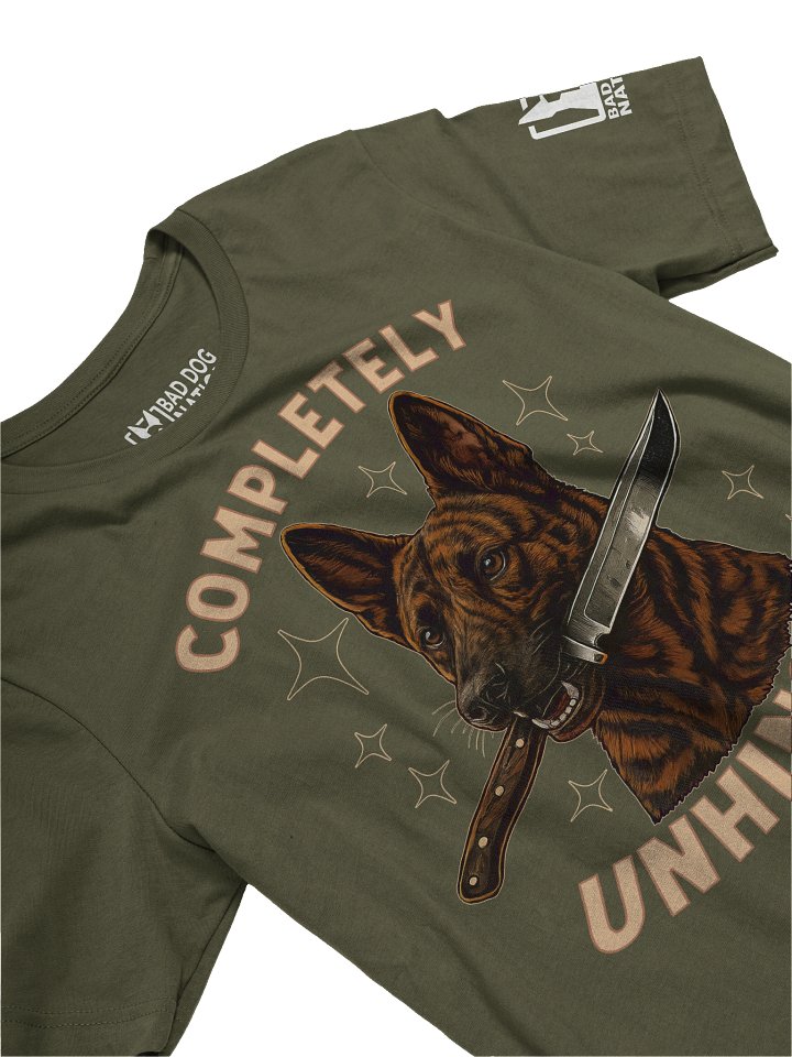 Completely Unhinged Dutch Shepherd - PREMIUM ADULT UNISEX T-SHIRT product image (2)
