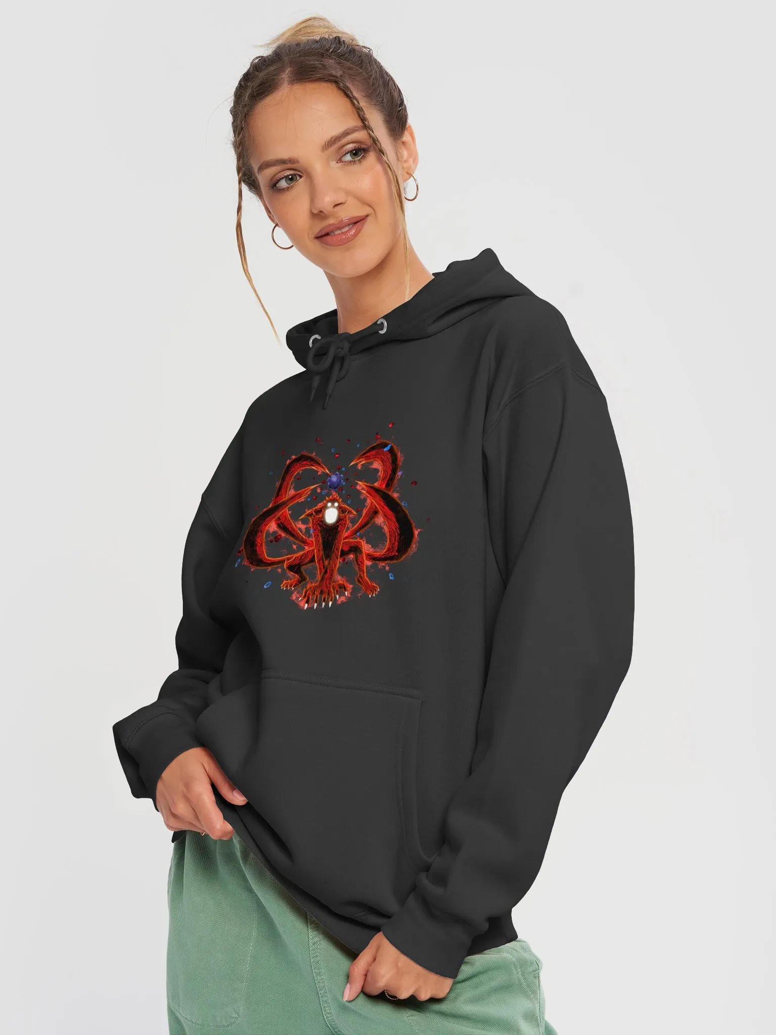 Naruto Tailed Fox Form Premium Hoodie product image (18)