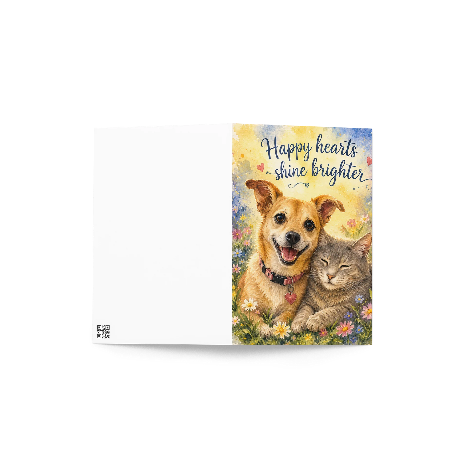 Happy Hearts Pet Greeting Card product image (4)