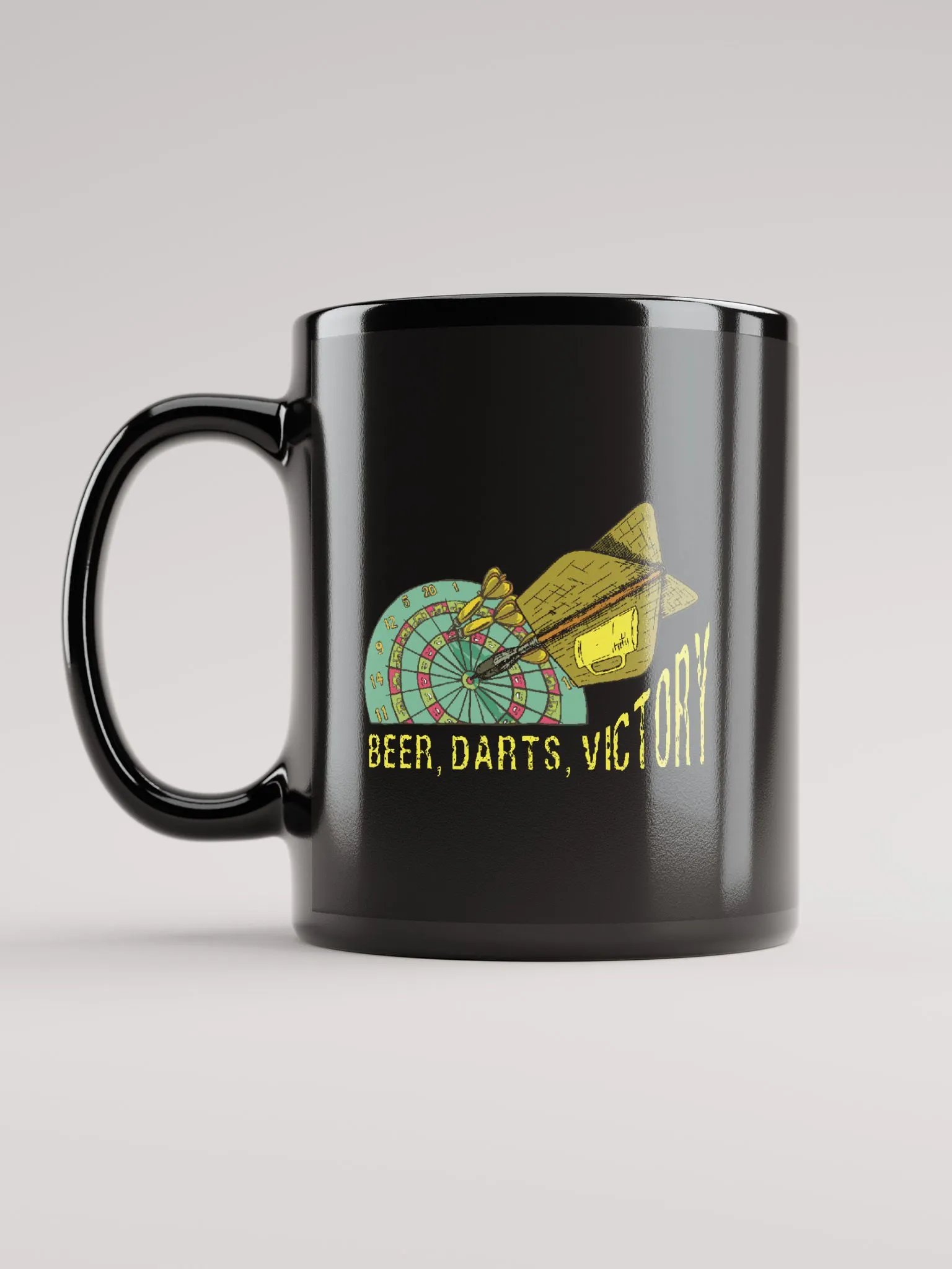 Beer, Darts, Victory | Black Mug product image (11)