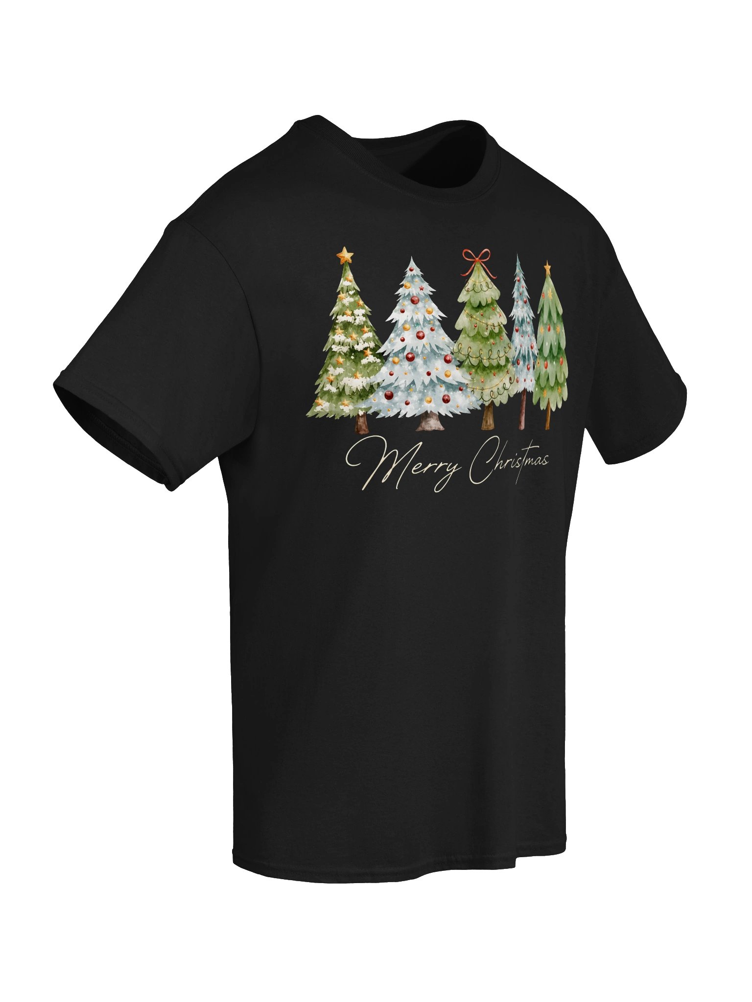 Merry Christmas Trees Graphic T-Shirt product image (23)