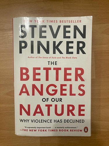 📚 The Better Angels of Our Nature by Steven Pinker is a game-changer! This hefty tome dives into the surprising decline of vi...