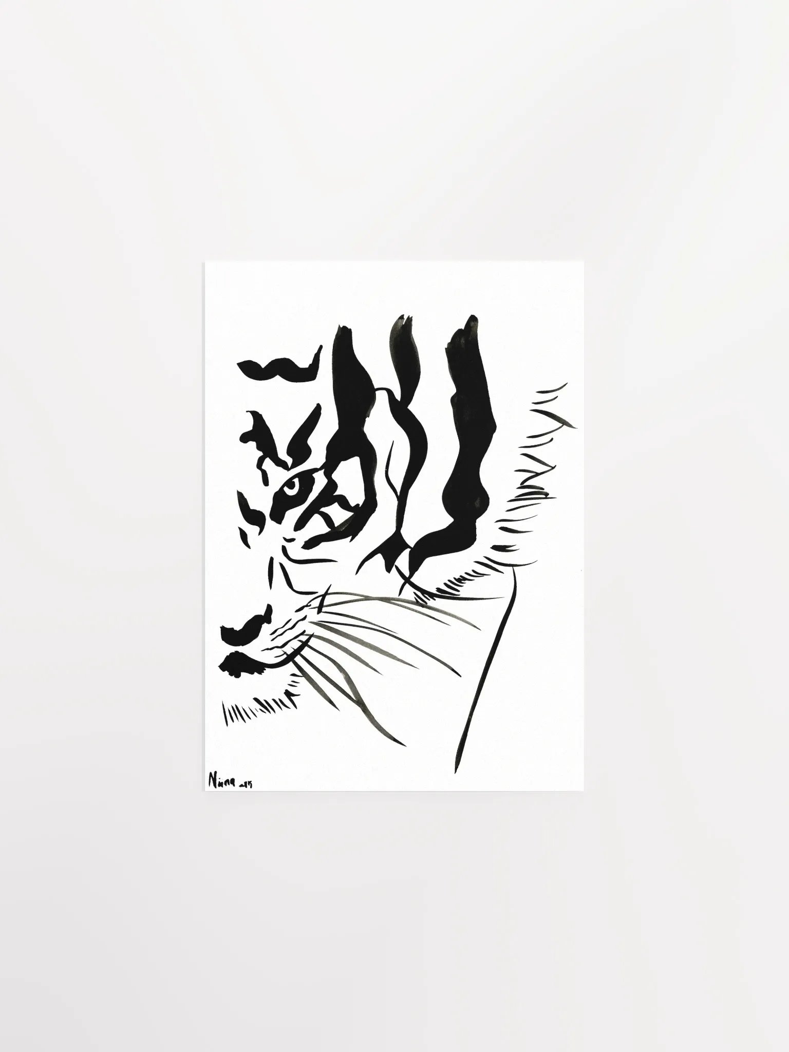 Face Of A Tiger Art Print product image (1)