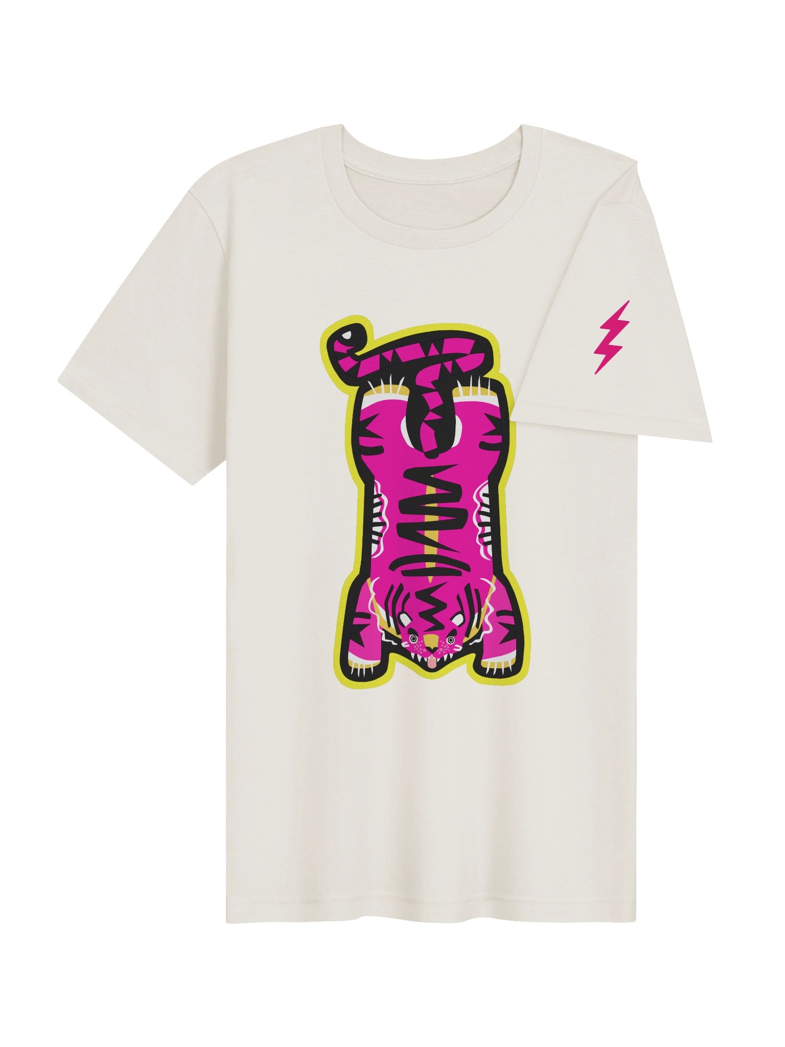 Pink and Yellow Tiger - T-Shirt product image (4)