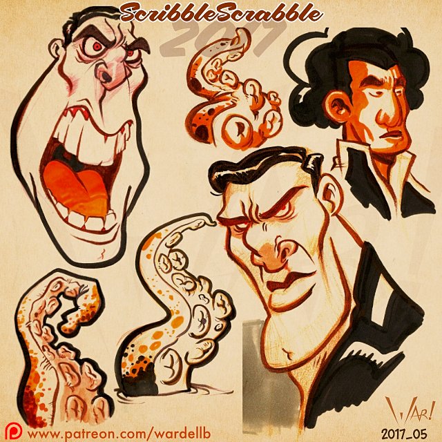 Scribble Scrabble Volume 2 - Collection of Sketches product image (2)