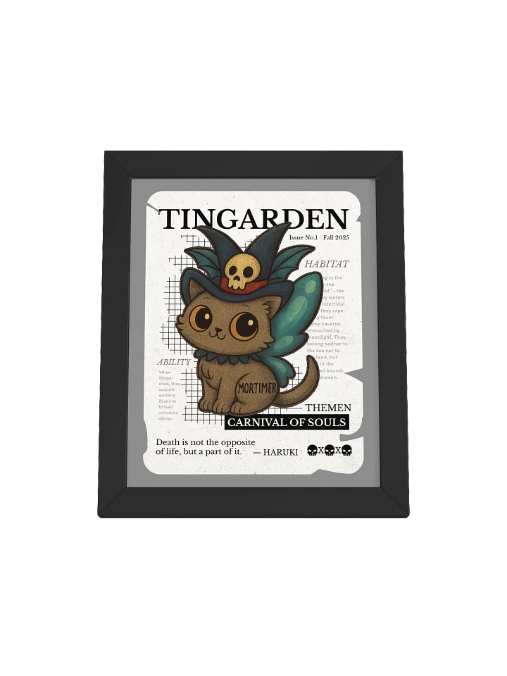 Mortimer 𓏲 Framed High-Quality Matte Poster product image (1)