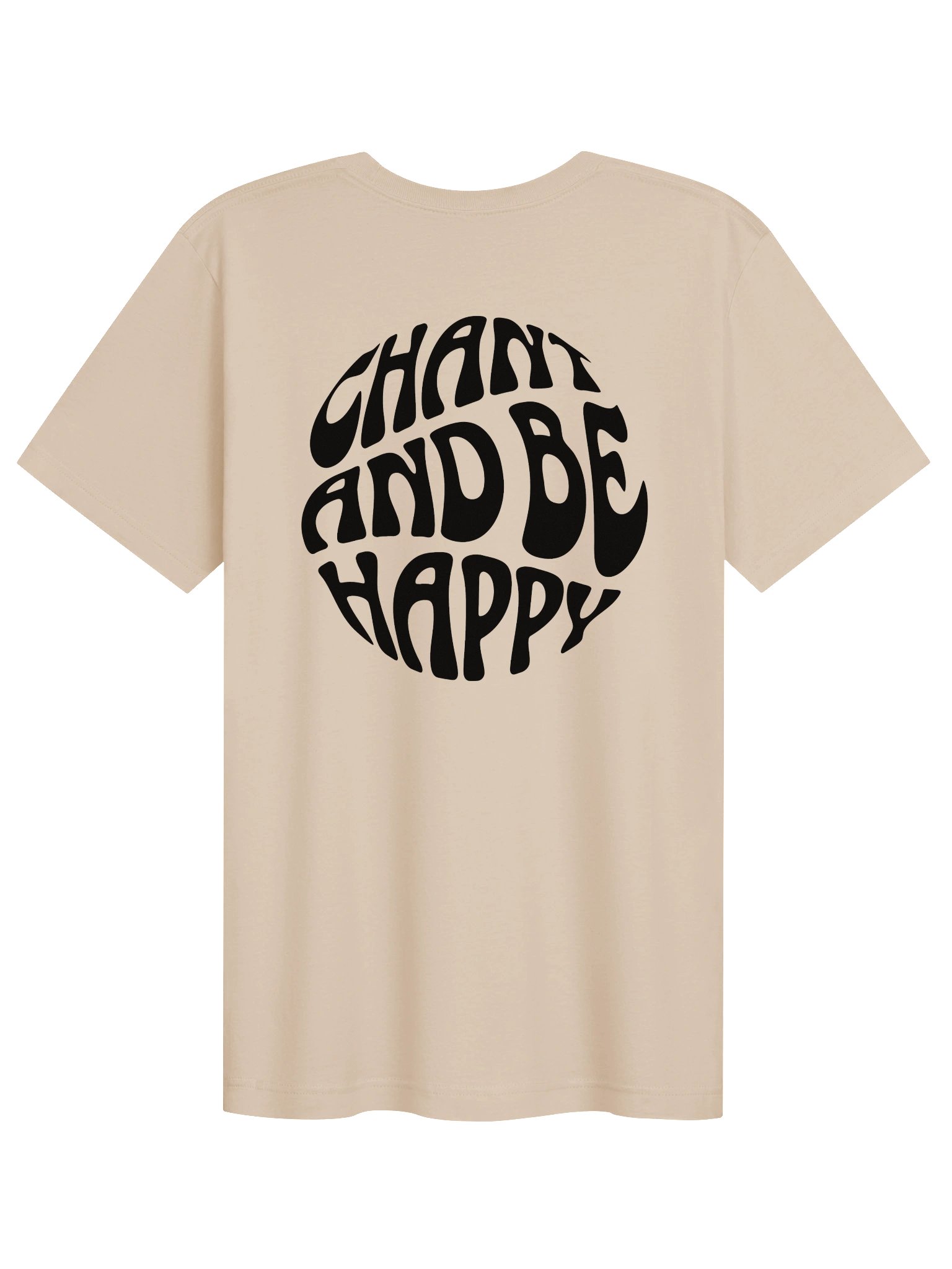 chant and be happy tee - black artwork product image (2)
