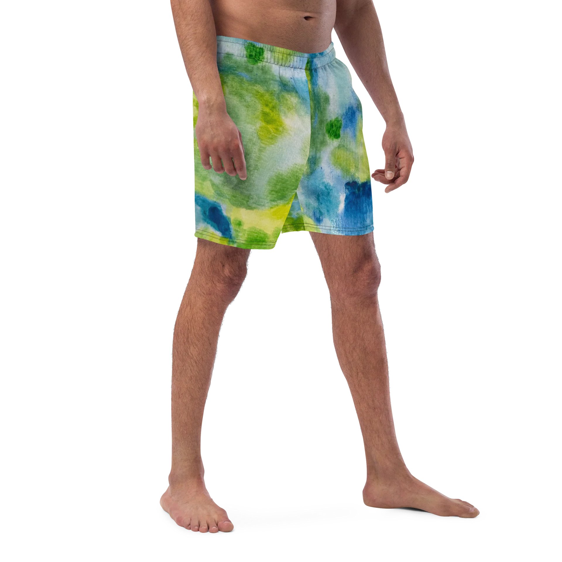 Green Watercolor Men Trunks product image (3)