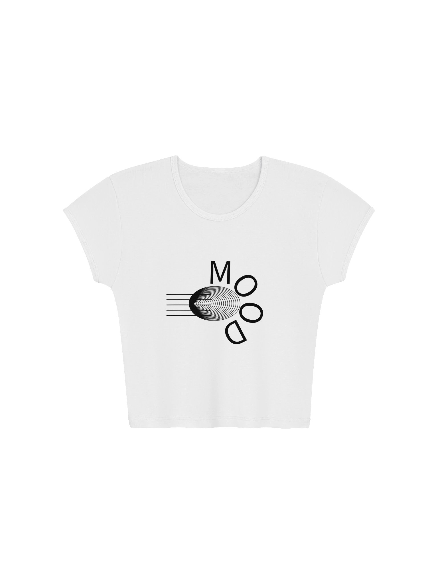 Minimal Ribbed Baby Tee Crop product image (1)