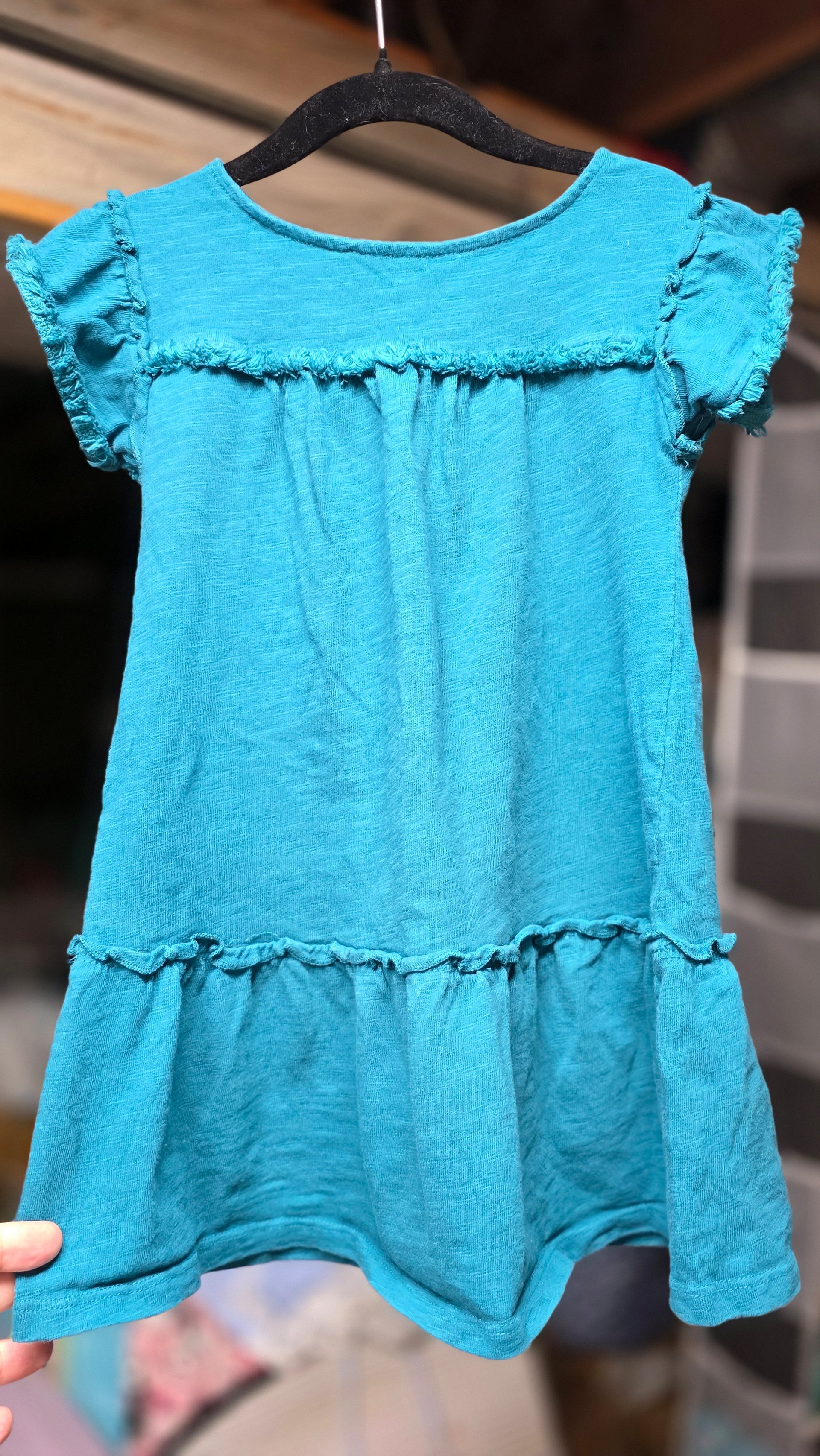 TEA - Size 4 - GENTLY USED - Teal dress product image (2)