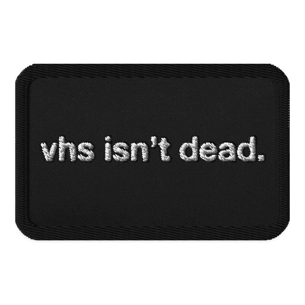 VHS Embroidered Patch product image (1)