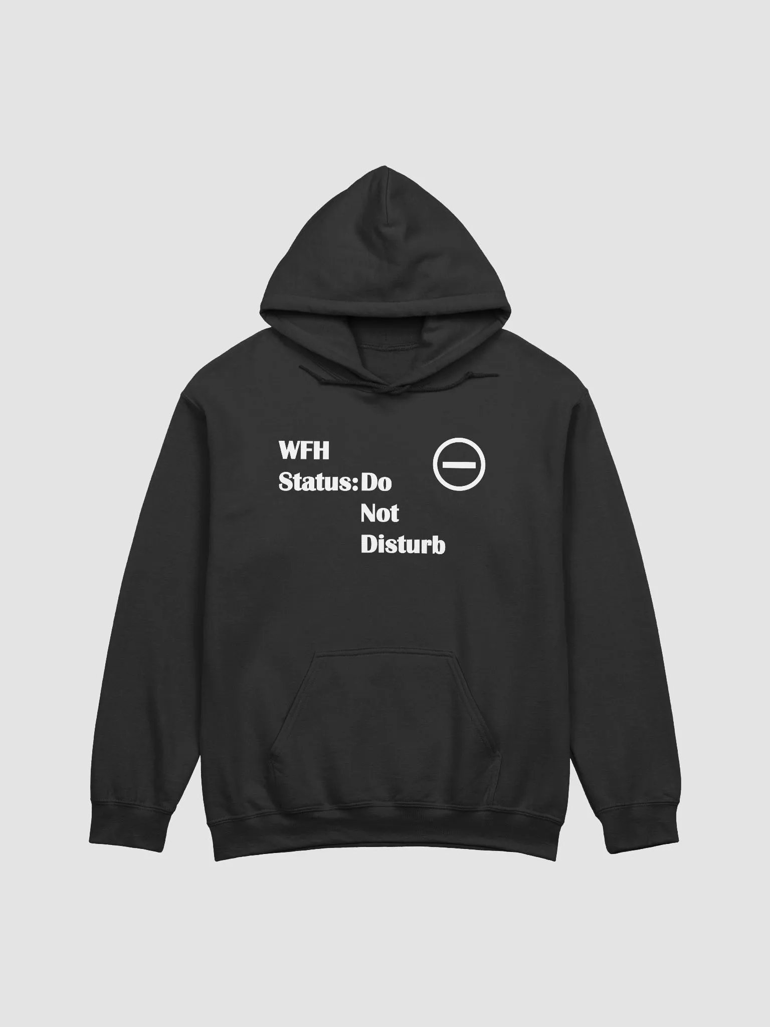 Team WFH, Status DND, Black or Red Hoodie product image (1)