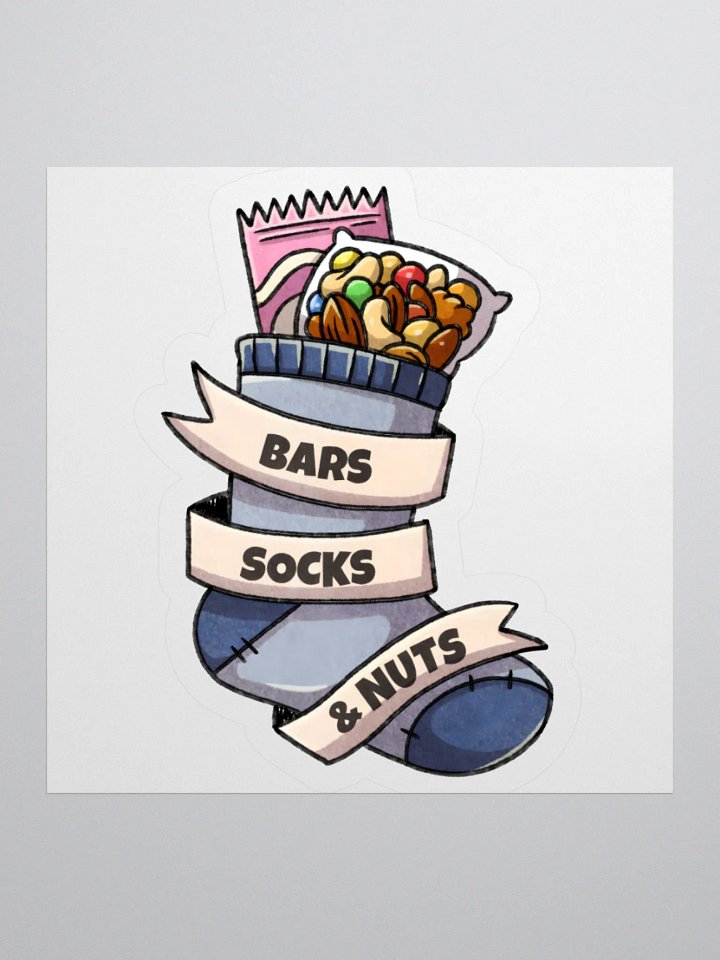 Bars, Socks & Nuts Sticker product image (1)