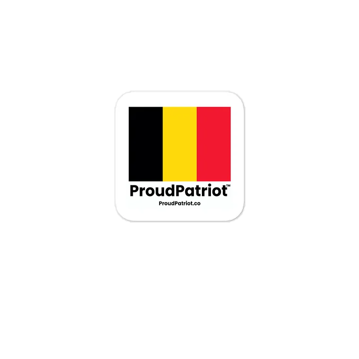 Belgium Flag Vinyl Sticker product image (1)