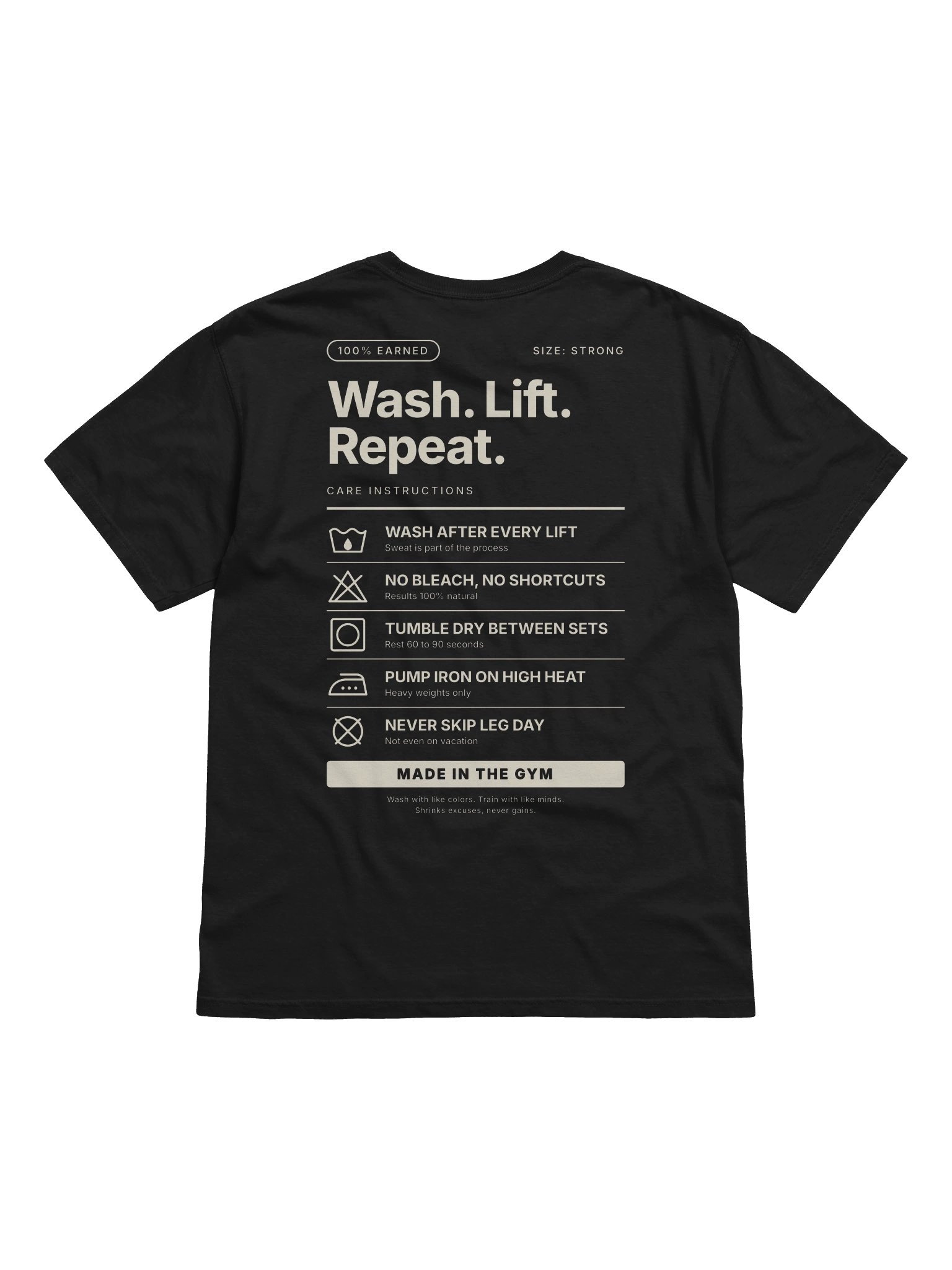 Wash Lift Repeat Oversized Gym Tee | Pump Cover product image (1)