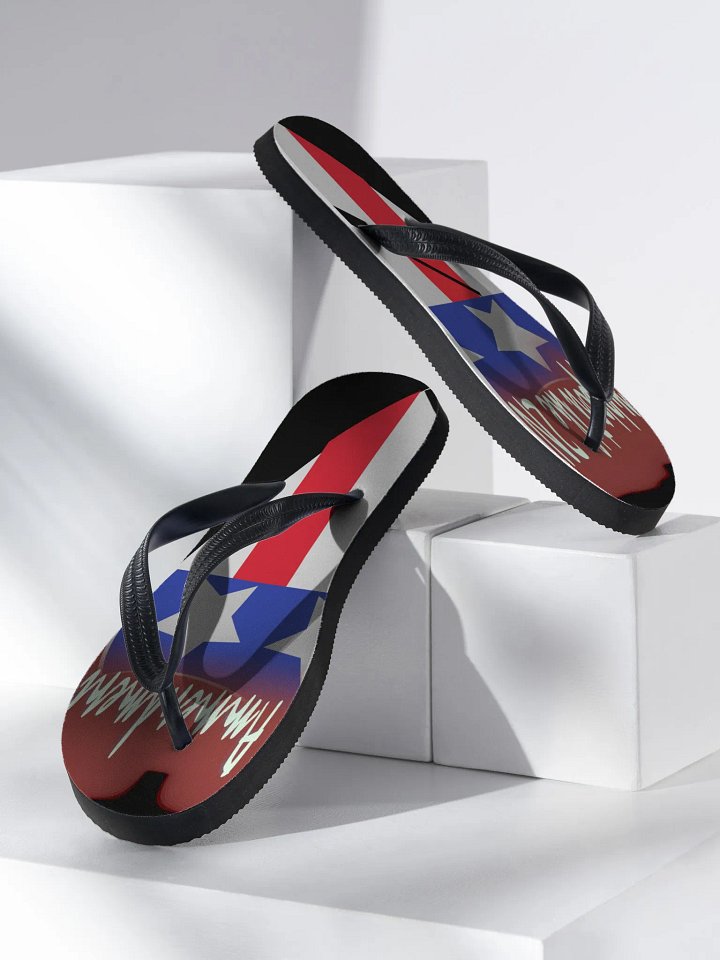 Patriot's Pride Flip-Flops (I support the 2nd Ammend) product image (2)
