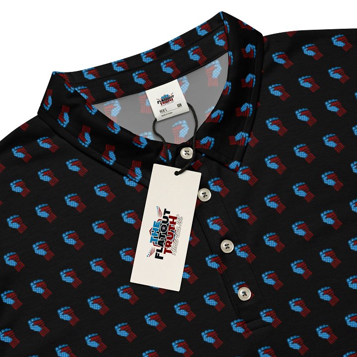 TFOT SlimFit America 1st Black Fist Polo Shirt product image (2)