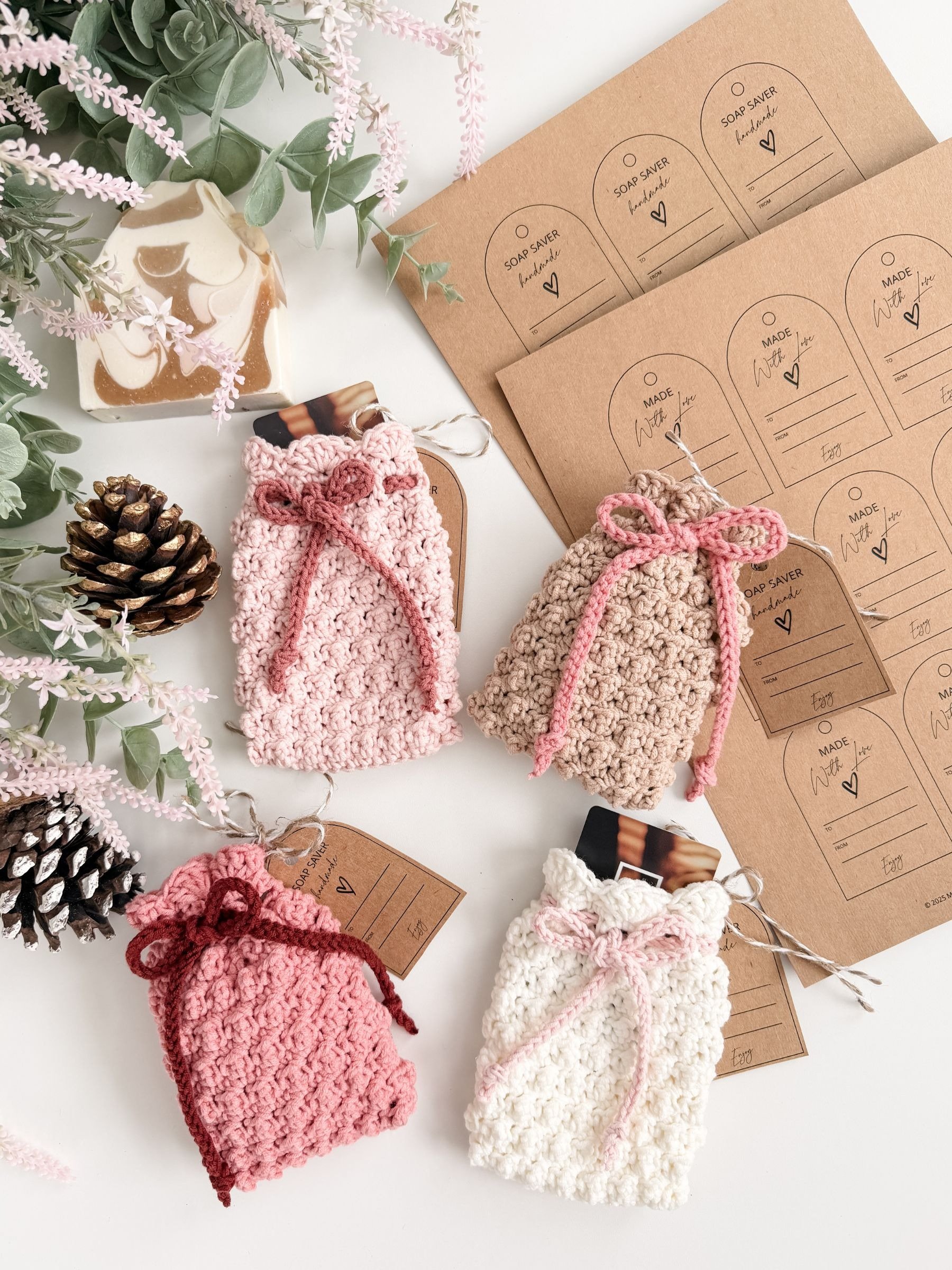 Winterberry Soap Saver Crochet Pattern product image (6)