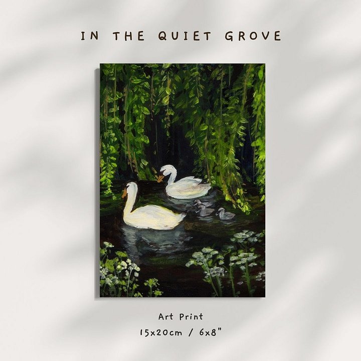 In the Quiet Grove - Art Print product image (1)