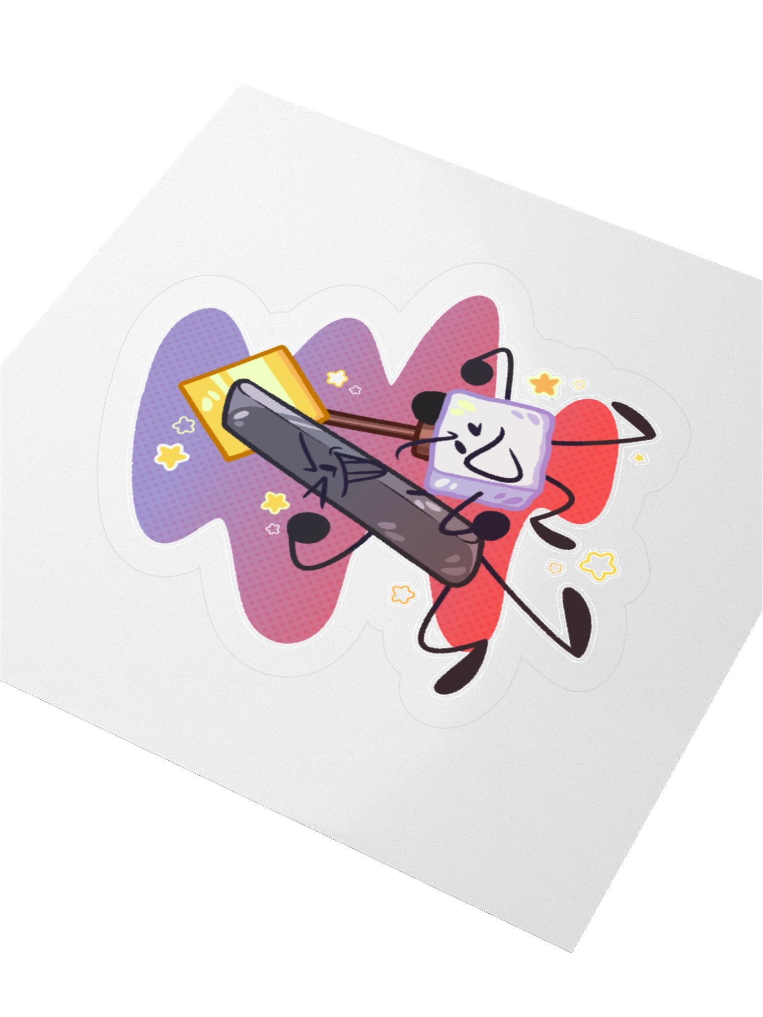John & Snowy Sticker | The leo Shop