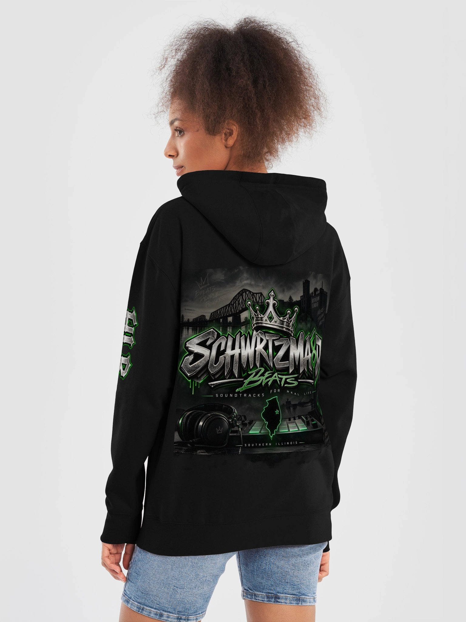 SCHWRTZMA8D BEATS Cotton Heritage Unisex Premium Hoodie product image (6)