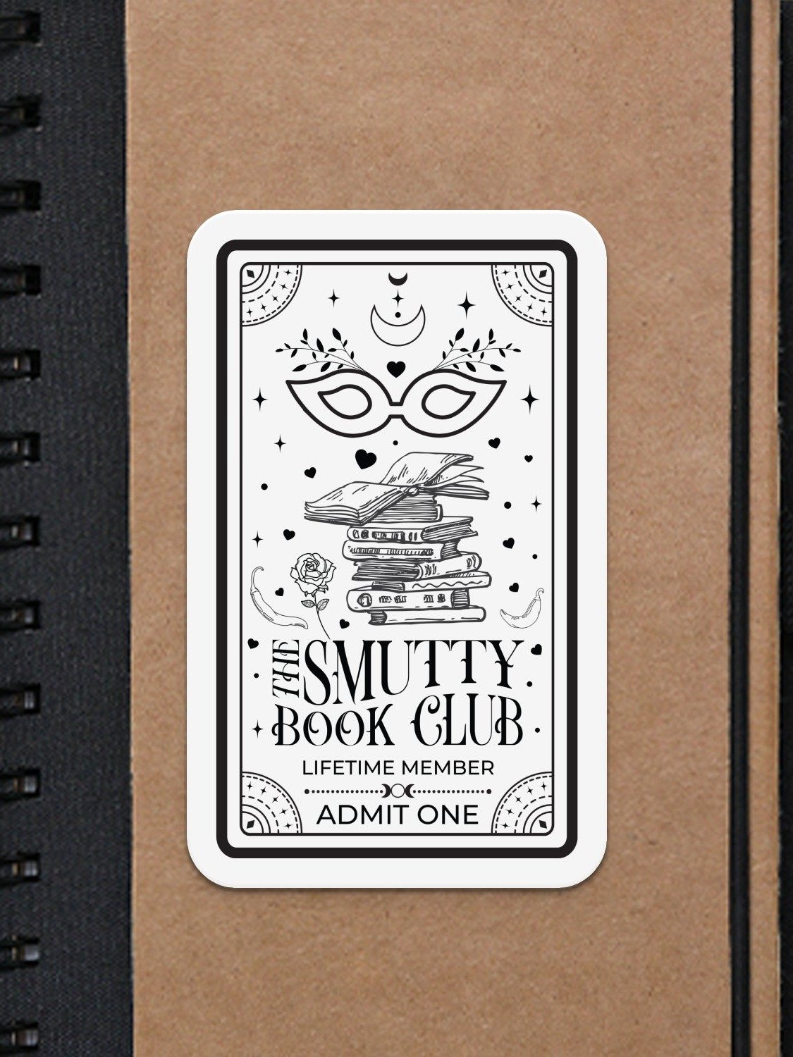 Smutty Book Club Dark Romance Witchy Book Reader SVG PNG, Sublimation Clipart for Shirt, Mug Designs, Printable Wall Art, Digital Download product image (3)