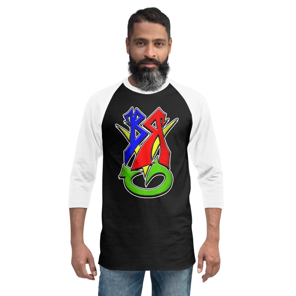 BRVG Graffiti Baseball Raglan Tee product image (12)