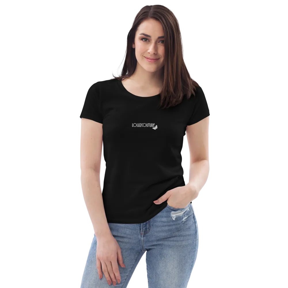 LOLUZCOUTURE Embroidered Organic Fitted Tee product image (1)