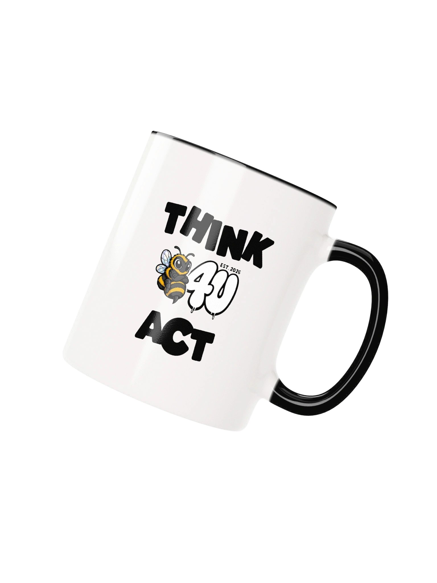 THINK B4U ACT Classic Ceramic Mug product image (31)
