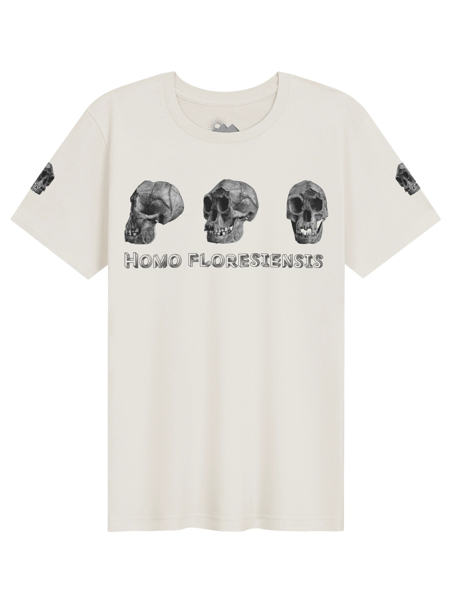 Floresiensis Fossil Skull T-Shirt Light product image (1)